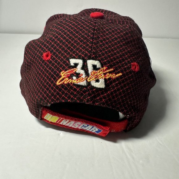 VINTAGE ERNIE IRVAN 36 SKITTLES 1990's HAT CAP Hook & Loop Wool Blend - Picture 3 of 7